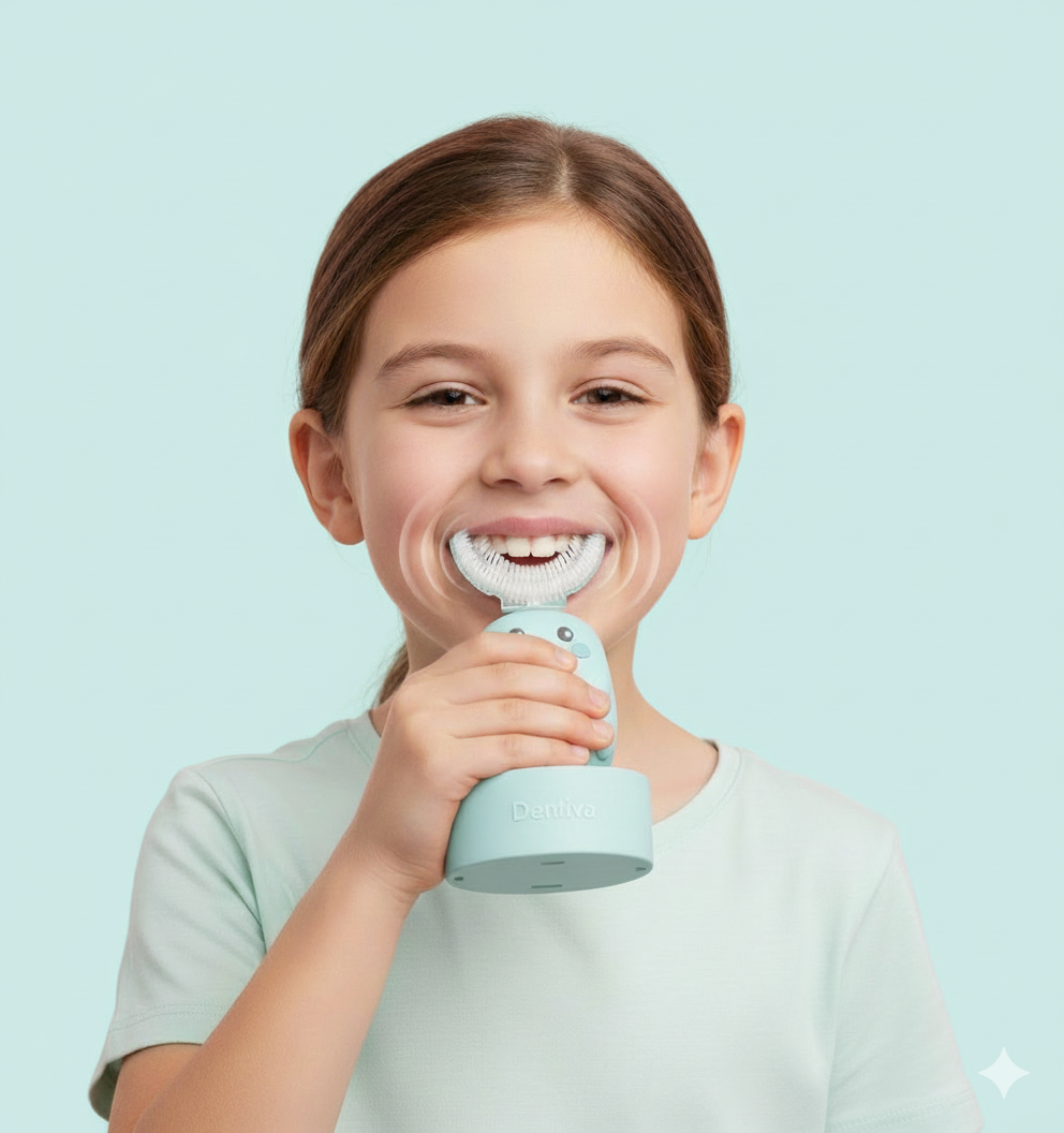 Brosse à dents U‑shaped intelligente pour enfants - Dentiva