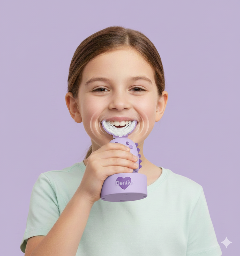 Brosse à dents U‑shaped intelligente pour enfants - Dentiva