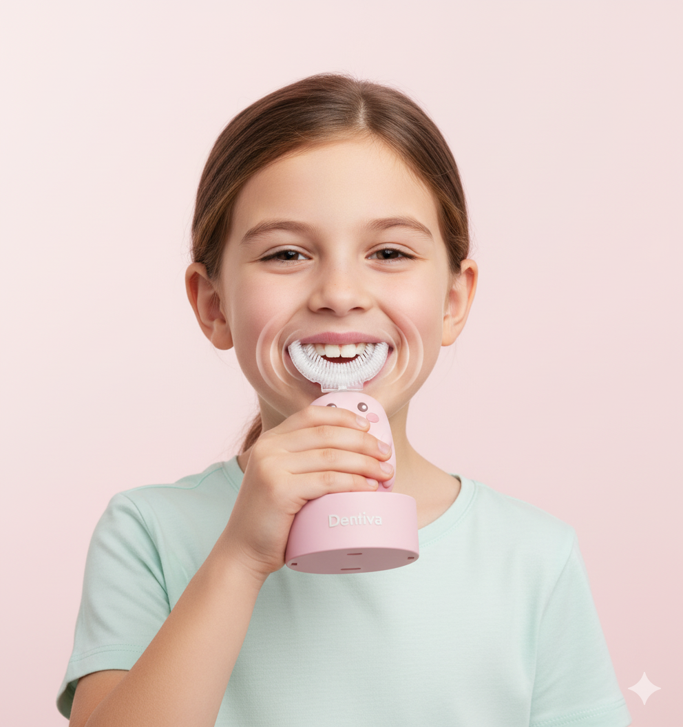 Brosse à dents U‑shaped intelligente pour enfants - Dentiva
