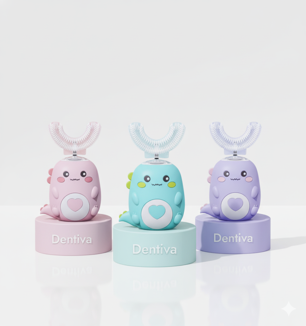 Brosse à dents U‑shaped intelligente pour enfants - Dentiva