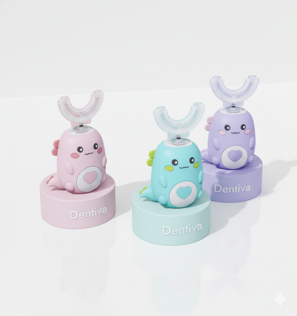 Brosse à dents U‑shaped intelligente pour enfants - Dentiva